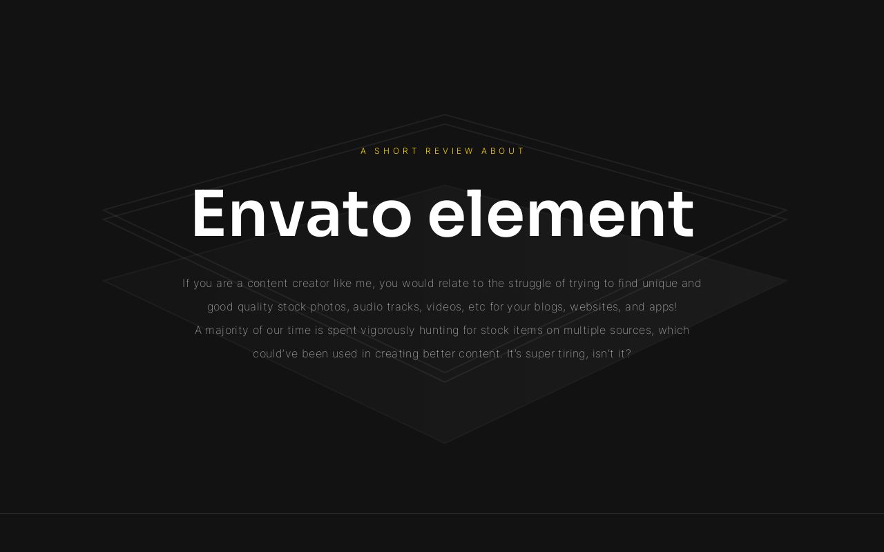 Envato Element Review